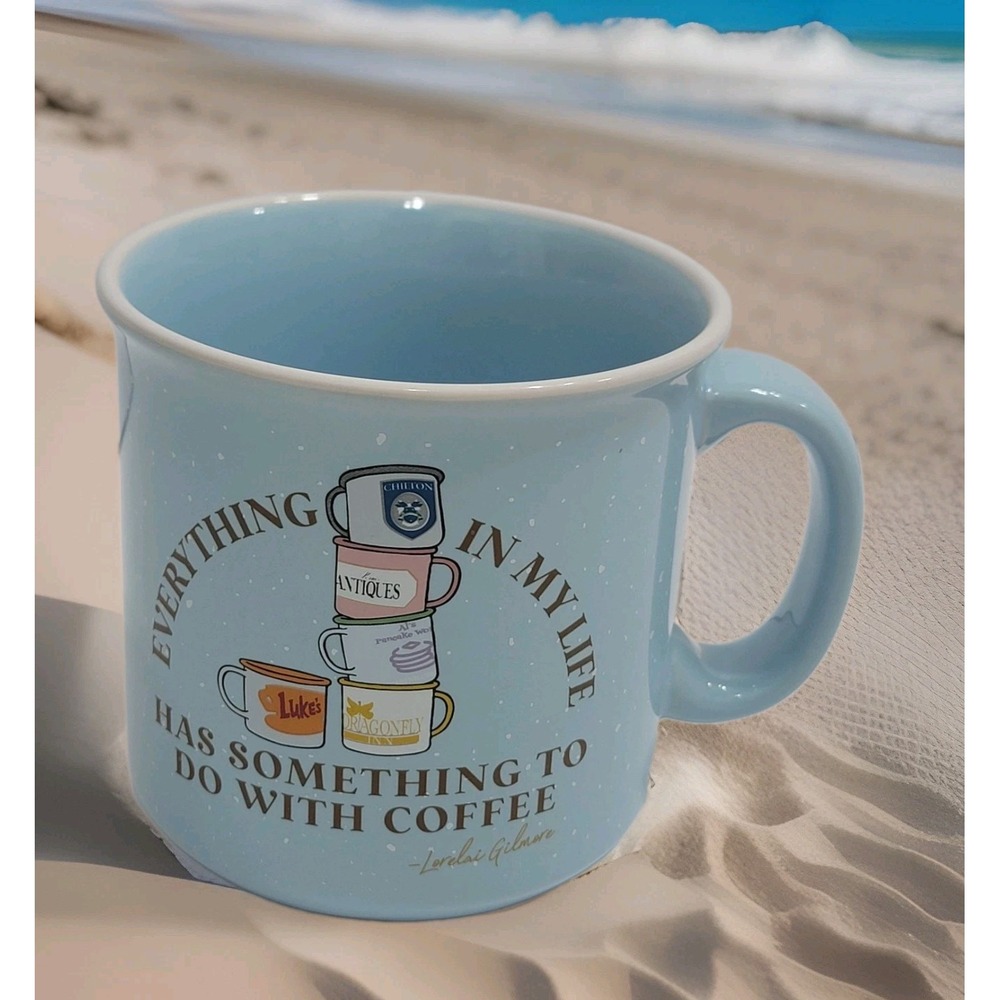 NEW Gilmore Girls Luke's Diner 20 oz Ceramic Coffee Mug With LORELAI Quote